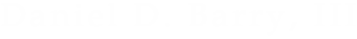 Link to Daniel D. Barry, III home page